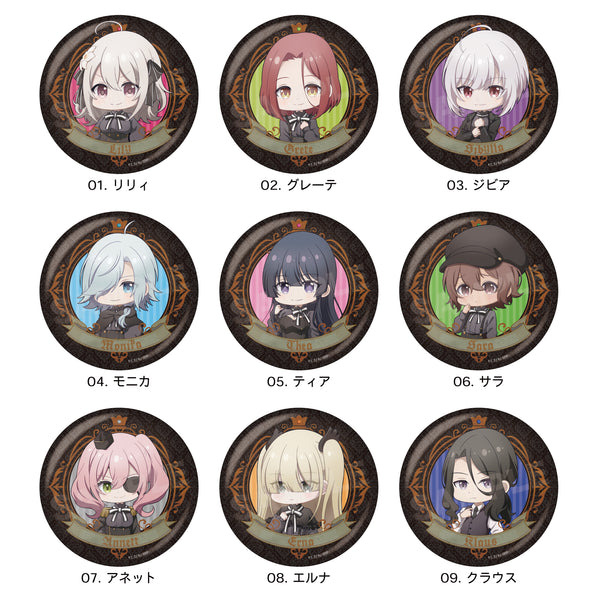 『スパイ教室』メタリック缶バッジ BOX